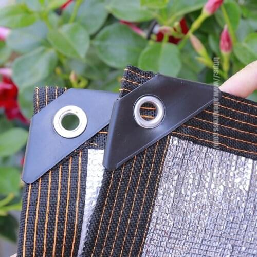 Custom Outdoor 99% Uv Block Silver Shade Net Durable Knitted Aluminum Shade Cloth Garden Patio Cover Reflective Privacy Netting