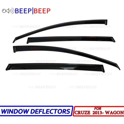 For Chevrolet Cruze 2013- Wagon car window deflectors sun guard rain wind vent visor cover car styling accessories