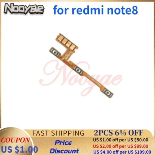 Novaphopat 5Pcs/Lot For Redmi Note7 Pro Note8 Power On Off Volume Up Down Switch Key Button Flex Cable