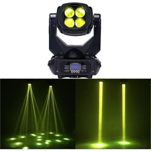 DMX512 Led Beam Light Lamp Avond Schudden Hoofd Lamp Dj Bar Dance Stage Stereo Bruiloft Concert In Disco Led 4X25 W Beam Licht