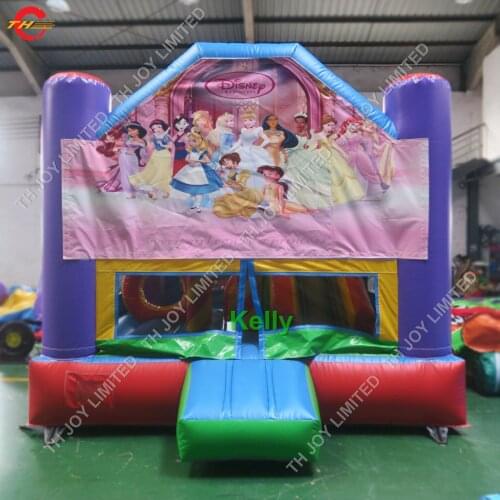 Commercial inflatable bouncer park for children, 4x3m inflatable bouncer playground with obstacles
