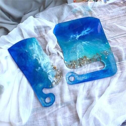 Fruit Tray with Handle Silicone Mold for DIY Epoxy UV Resin Molds Jewelry Tools