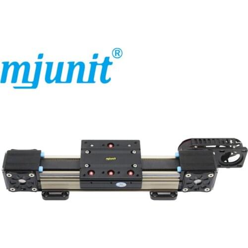 Mjunit 60N Synchronous belt linear module profile aluminum alloy double axis sliding rail stepping motor belt set spot sales