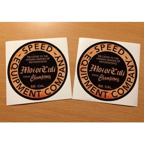 Motor Cult Aufkleber Sticker Speed Sport Salt Lake Flat Hot Rod Retro NEU WOW stickers