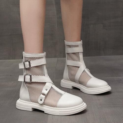 Autumn Women Chelsea Boots Genuine Leather Ankle Boots for Women Casual Motorcycle Shoes Winter Fur Couple Shoes Zapatos Mujer