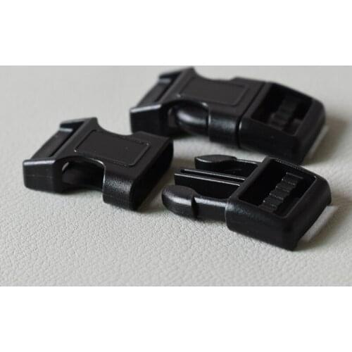 10 pcs plastic release buckles DIY 15mm clip clasp knapsack straps rectangle buckle supplies accessories sliders