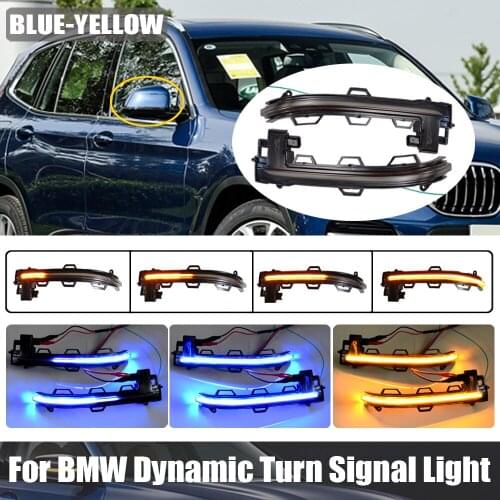 Dynamic Indicator Blinker Side Rear-View Mirror Indicator LED Turn Signal Light For BMW X3 X4 X5 X6 X7 G01 G02 G05 G06 G07