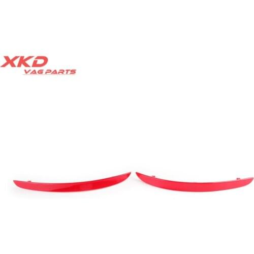 2Pcs ABS Rear Bumper Reflector Bar Lights Red Fit For S-ko-da Super-b 2008-2015 3T9945105 3T9945106