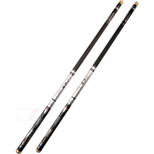 Carbon fiber manual fishing rod telescopic fishing rod 28 adjustable ultra light and hard 3.6M /4.5M/5.4M/6.3M/7.2M stream rod