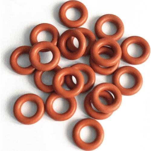 100pcs Fuel Injector Universal Oring Seals 7.52*3.53mm For BMW Car Accessories Repair Kits Nitril Rubber Orings For AY-O2012NBR