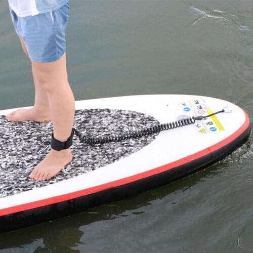 10ft Surfing Coiled Ankle Leash Paddle Board Surfboard Raft TPU Foot Leg Rope