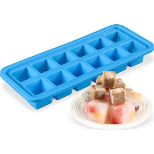 12 Grid Silicone Cake Mold Ice Cube Tray Mold Soap Candle Moulds Sugar Craft Tools Bakeware Chocolate Moulds Kitchen Gadget