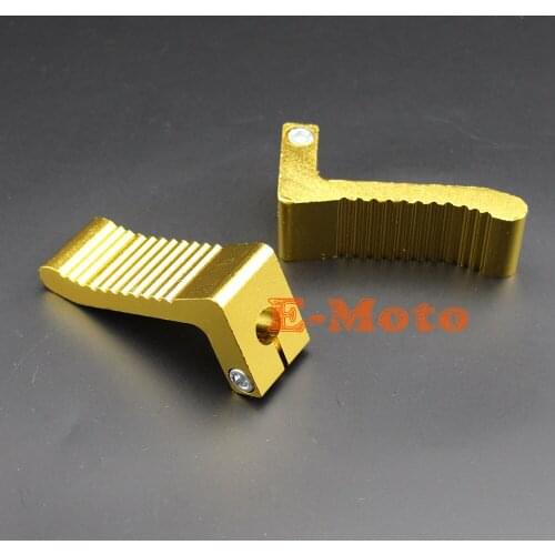 2 Stroke CNC ALUMINUM Foot Peg Pegs Foot Rest For 47cc 49cc Mini Moto Dirt Pocket Bike