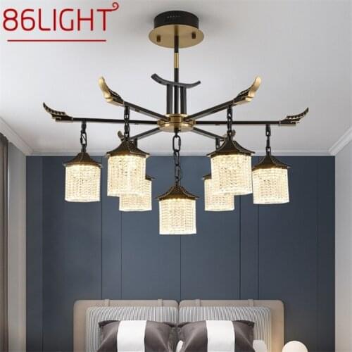 86LIGHT New Pendant Light Modern Luxury Brass LED Lamp Fixtures For Home Decorative Dining Living Room