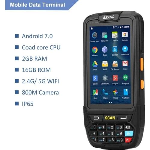 Android 7.0 Handheld Wireless PDA Intelligent Data Terminal Portable Two-dimensional code Scanner