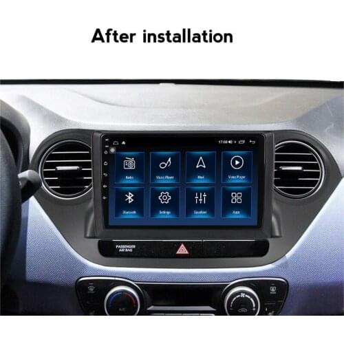 ROM 6+128G IPS Android 10.0 Car Multimedia Player For Hyundai Grand I10 2013 2014 2015 2016 Audio Auto Radio GPS SWC Fan 4G WIFI