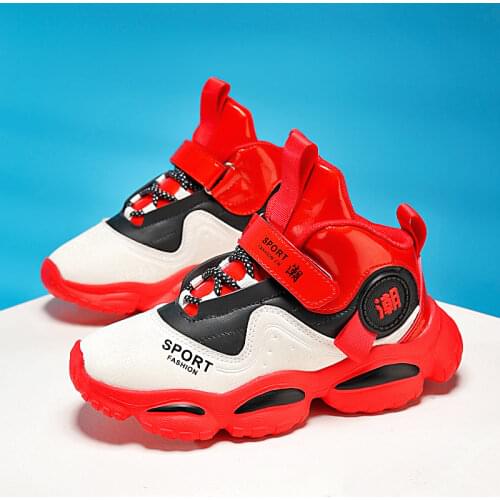 Newest Boys Basketball Shoes High Quality Kids Sneakers Outdoor Bigger Kids Non-slip Sports Shoes Footwear Shoes Basket Sport