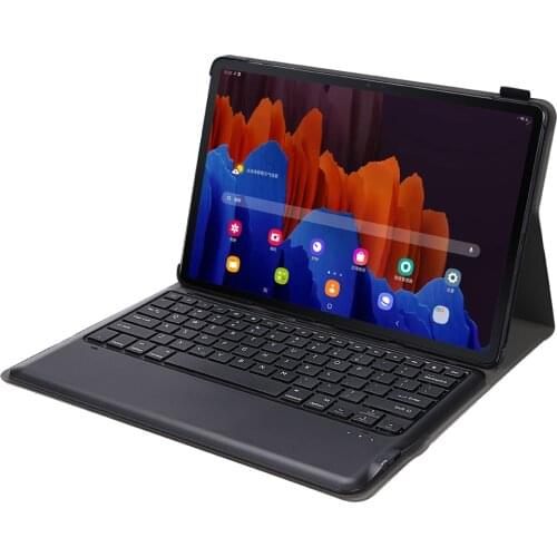 Split Bluetooth Keyboard Flip Tablet Case for Samsung Galaxy Tab S7 Plus s7plus T970 T975 T976B Cover PU Leather Stand PC Shell