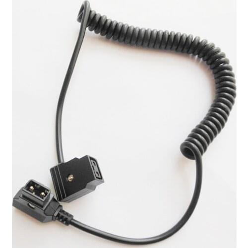 D-TAP Male To Female Stretch Spring Cable For DSLR Rig For Anton Bauer Battery,DTAP B Type Plug M/F Extension Cord,Free shipping