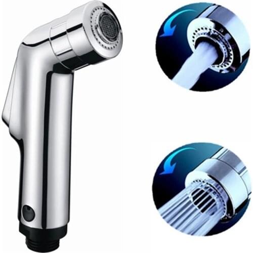 2-Modes wall mounted Bidet Spray for Toilet shattaf Douche Kit Muslim Shower with Hot and Cold Mixer Valve and Hose, 02-130