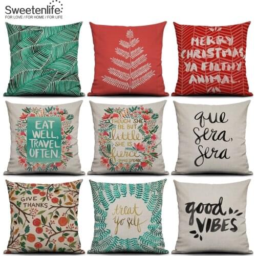 Sweetenlife 20in x 20in Cushion Cover Multicolor Eco-Friendly Decorative Pillows High Quality Cushion Home Decor Drop Shipping