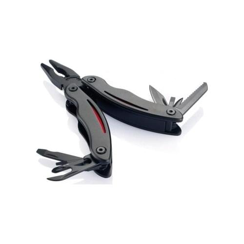 Silver plated grip multitool plier