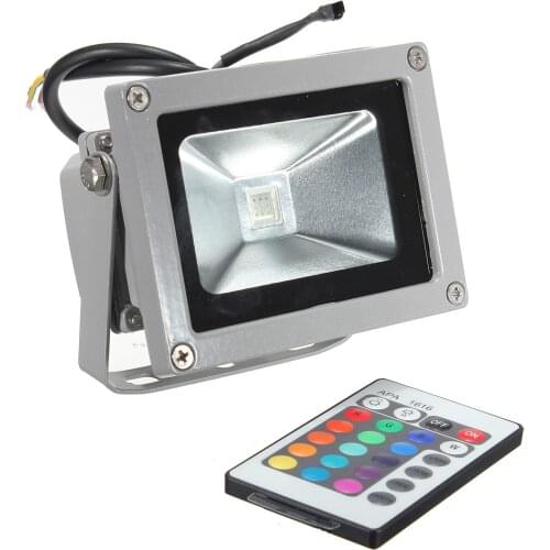RGB LED Flood Lights 220V 10W Waterproof Outdoor Use