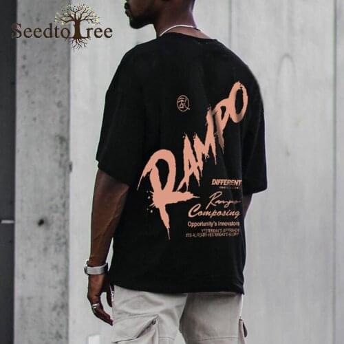 SeedtoTree Men's T-shirts With Inscriptions