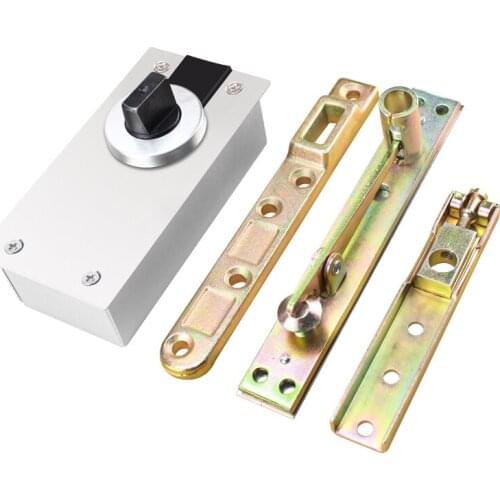 High Quality 1Set Heavy Duty Door Pivot Hinges 360 Degree Rotation Install Up and Down Load-bearing 400KG