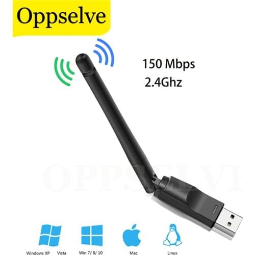 New WIFI USB Adapter MT7601 150Mbps 2.4 ghz Antenna Wi-fi Antenna Wireless PC Network Card 802.11ac Network Adapter USB Ethernet
