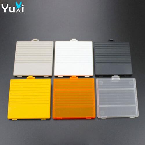 YuXi For Gameboy Classic Replacement Grey Black White Yellow Orange Battery Cover for GB console Battery Lid Door