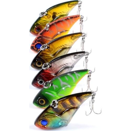 1PC 53mm 14g Fishing Lure Wobblers Crank Rattling Jerkbait Vib Vibration Bionic Fake Luya Bait Lure Set for Bass Crankbait Goods