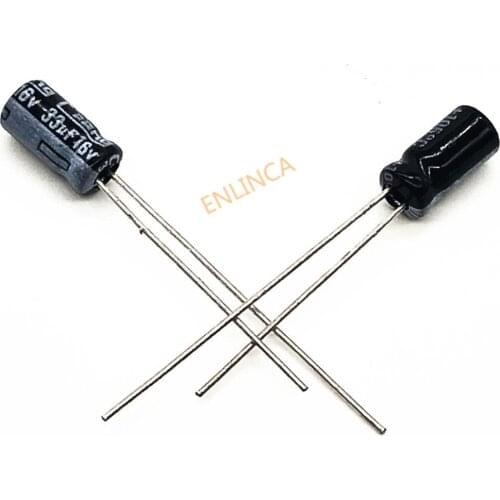 16v 33uf 4*7 aluminum electrolytic capacitor 33uf 16v 20