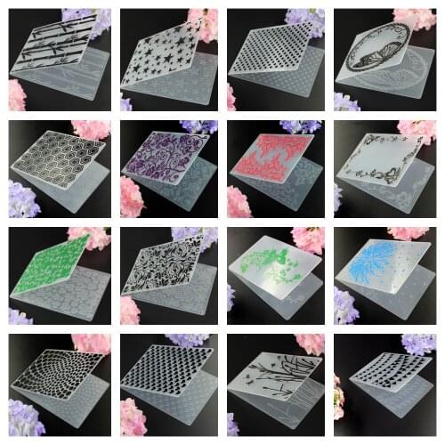 YLEF027 Bamboo Plastic Embossing Folder For Scrapbook Stencils DIY Album Cards Making Decoration Template Mold 10.5*14.5cm