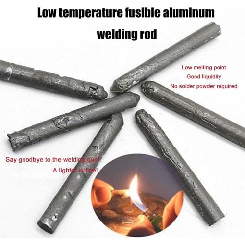 3PCS Powder Cored Aluminum Welding Rod Easy Melt Aluminum Welding Rods Weld Bars Cored Wire Rod Solder for Soldering Aluminum