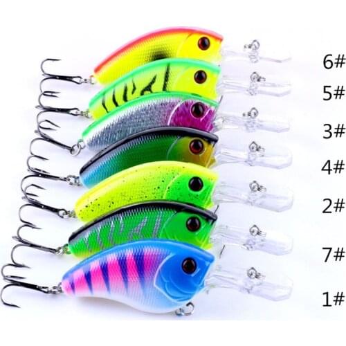 7PCS High Quality Hot Sales 9cm/11.8g Fishing Hard bait CB013 Crankbait Fishing Lures