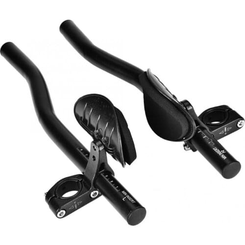 Bicycle Rest Handlebar Aero Bar Bike TT Handlebar Arm Rest Bar Long Distance Riding Cycling Rest Handlebar Extension Aerobars