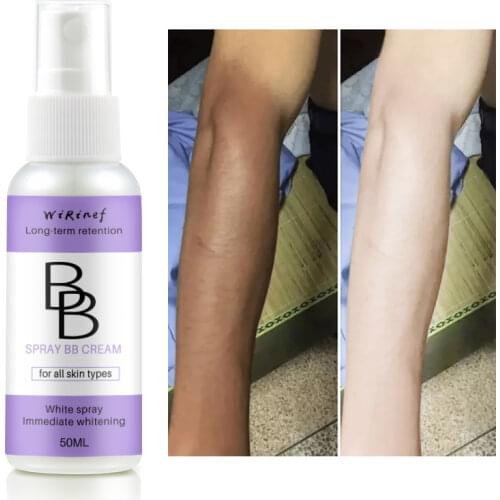 New 50ML Hyaluronic acid bb cream skin care liquid foundation for Whitening Brightening Hydrating Concealer Dry Skin foundation