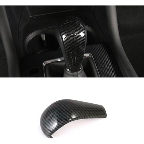 For Mazda 3 M3 Axela 2019 2020 Interior Car Accessories Gear Shift Knob Cover Trim 1pcs