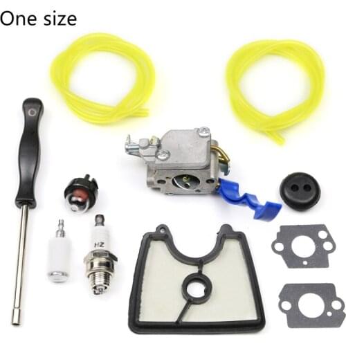 Carburetor for 125B 125BX 125BVX Blower Carb with Air Filter Fuel Lines Gasket Grommet Kit