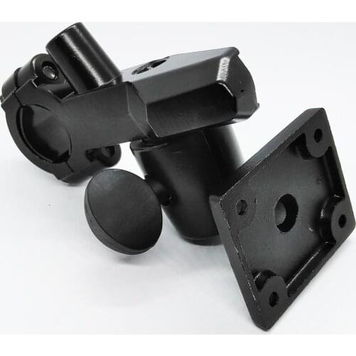 Aluminum Alloy Bicycle Handlebar Mount Motorcycle Rail Bar Mount with Standard AMPS Hole Pattern for Garmin TomTom GPS Navigator