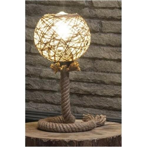 New Hard-Working Home-Lampshade Jute Rope Lamp Table Lamp Lampshade