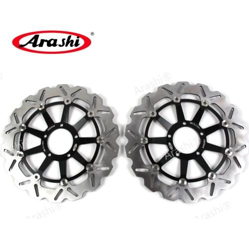 ARASHI Front Brake Rotors For DUCATI S4R Testastretta MONSTER 1000 2007 2008 CNC Disks Brake Discs S4R S4RS 1000 2006 2007 2008