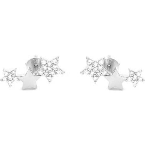 STELA 3 ROW STAR EARRINGS