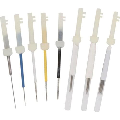 Sterilized 1R/2RL/3RL/5RL/7RL/3F/4F/6F Permanent Makeup Dragon Tattoo Machine Dedicated Needles