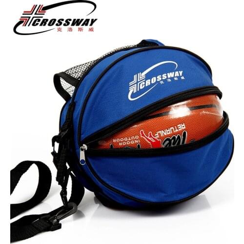 Basketball Ball Bag Universal Sport Football Volleyball Backpack Handbag Round Shape Adjustable Shoulder Strap Knapsacks Storage