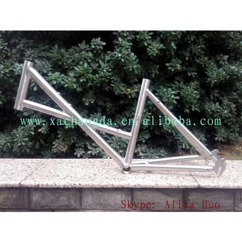 Custom titanium bike frame Inner line routing titanium velo bike frame titanium road bike frame rohloff dropout