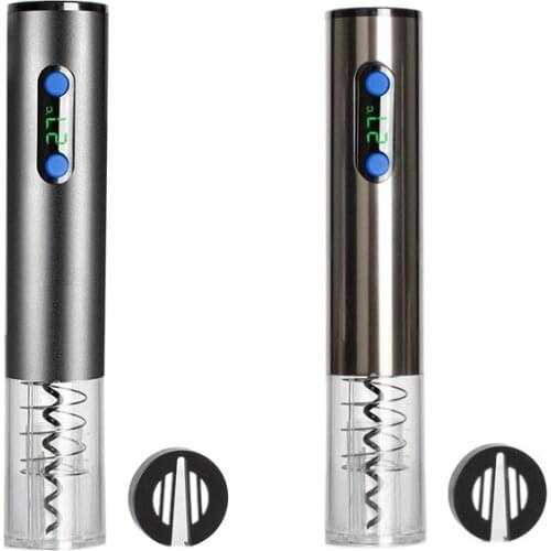 USB Rechargeable Electric Wine Opener Automatic Bottle Opener Wine Opener with Digital Temperature Display