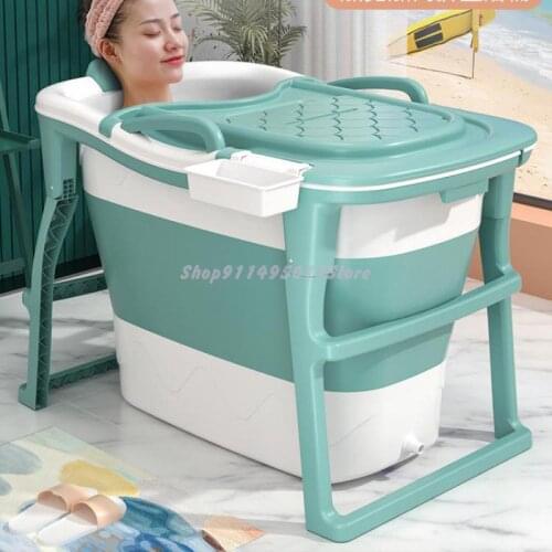 Bathtub Adult Folding Bathtub Bathtub Extra Large Bathtub Thickening Bathtub Household Full Body Bathing Artifact