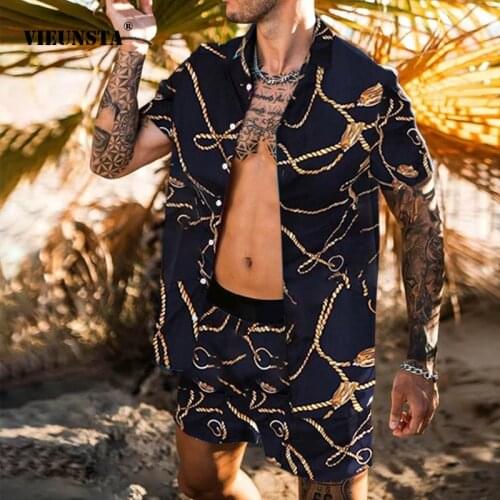VIEUNSTA Mens Summer Tracksuits
